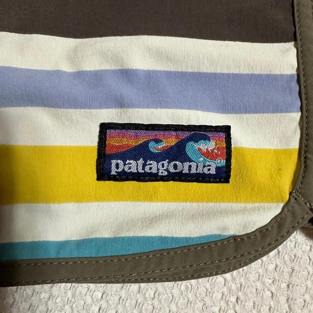 Patagonia Scallop Hem Stretch Wavefarer Boardshorts Size 36